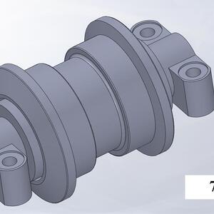 Bobcat bottom roller